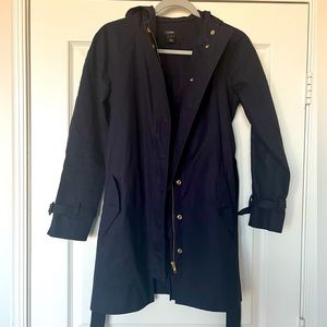 J Crew Navy Cotton Jacket